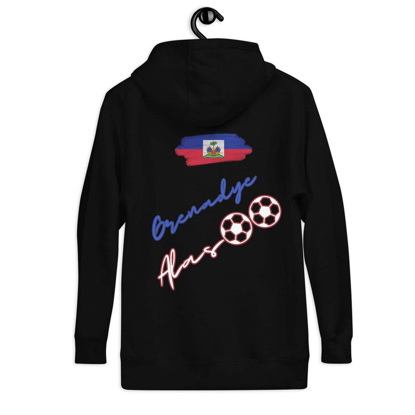 Hoodie-Nerilia Football Haiti - DJENEZIS ARTWEAR