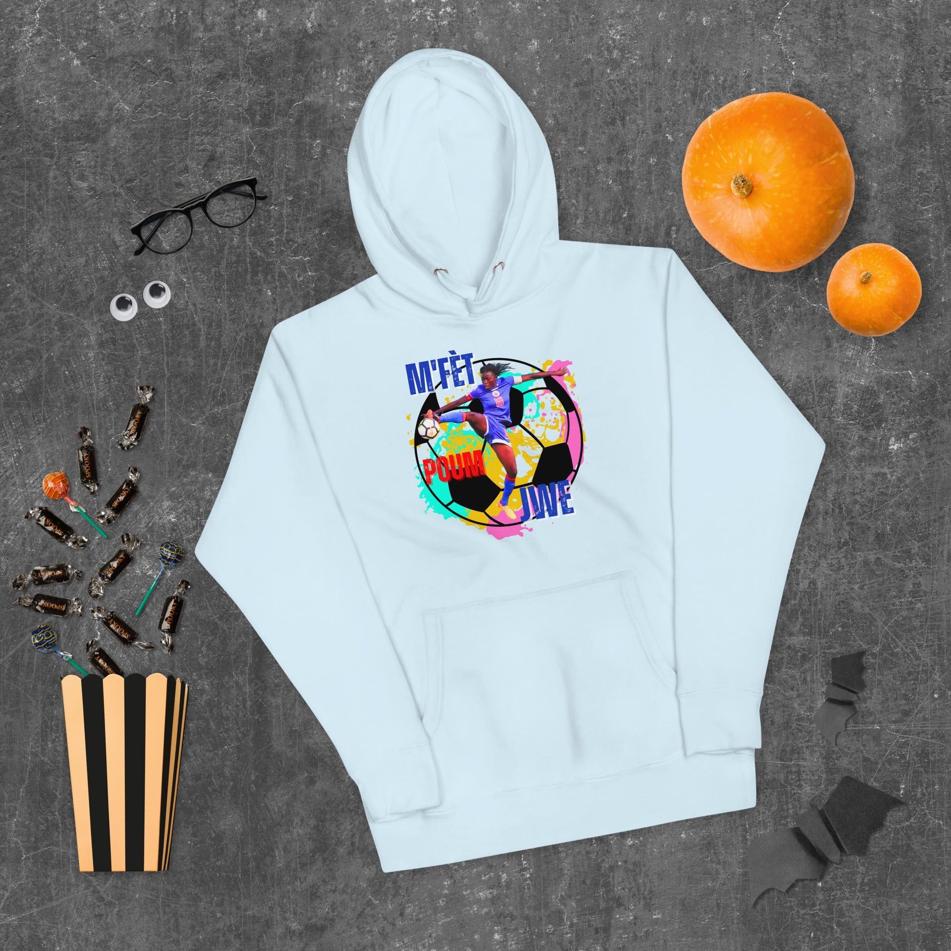 Hoodie-Nerilia Football Haiti - DJENEZIS ARTWEAR