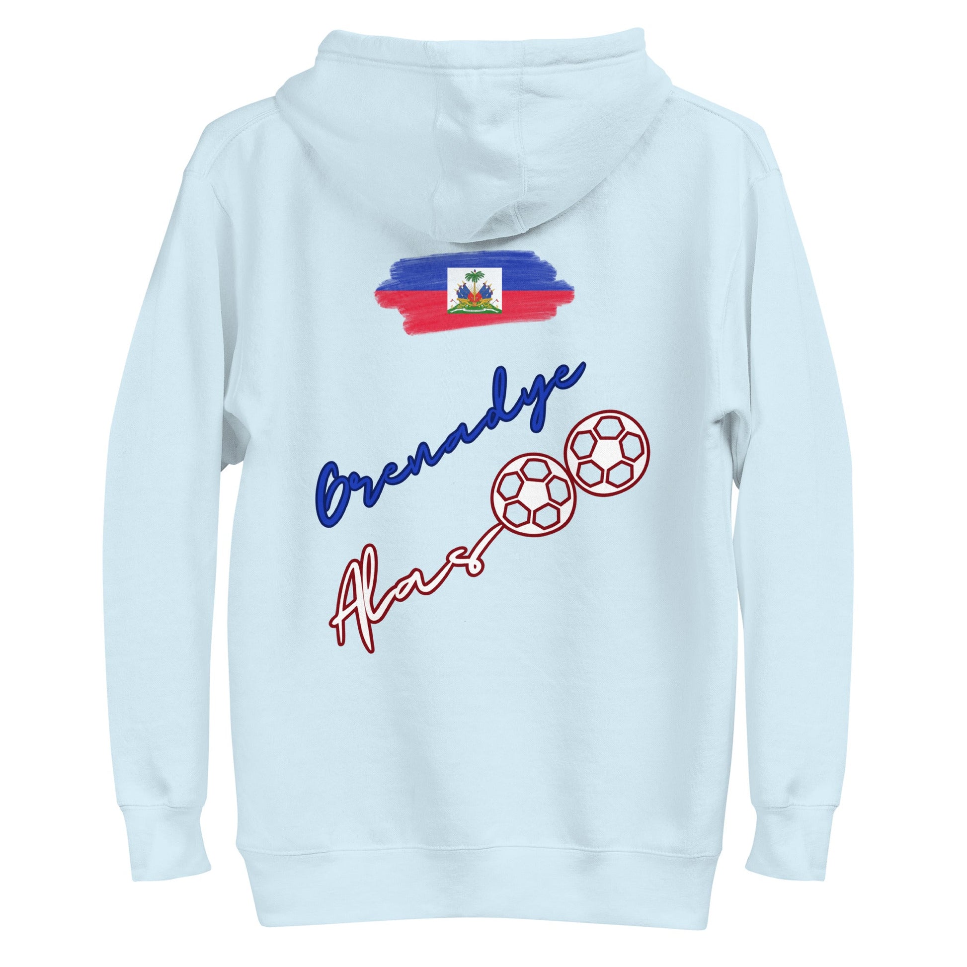 Hoodie-Nerilia Football Haiti - DJENEZIS ARTWEAR