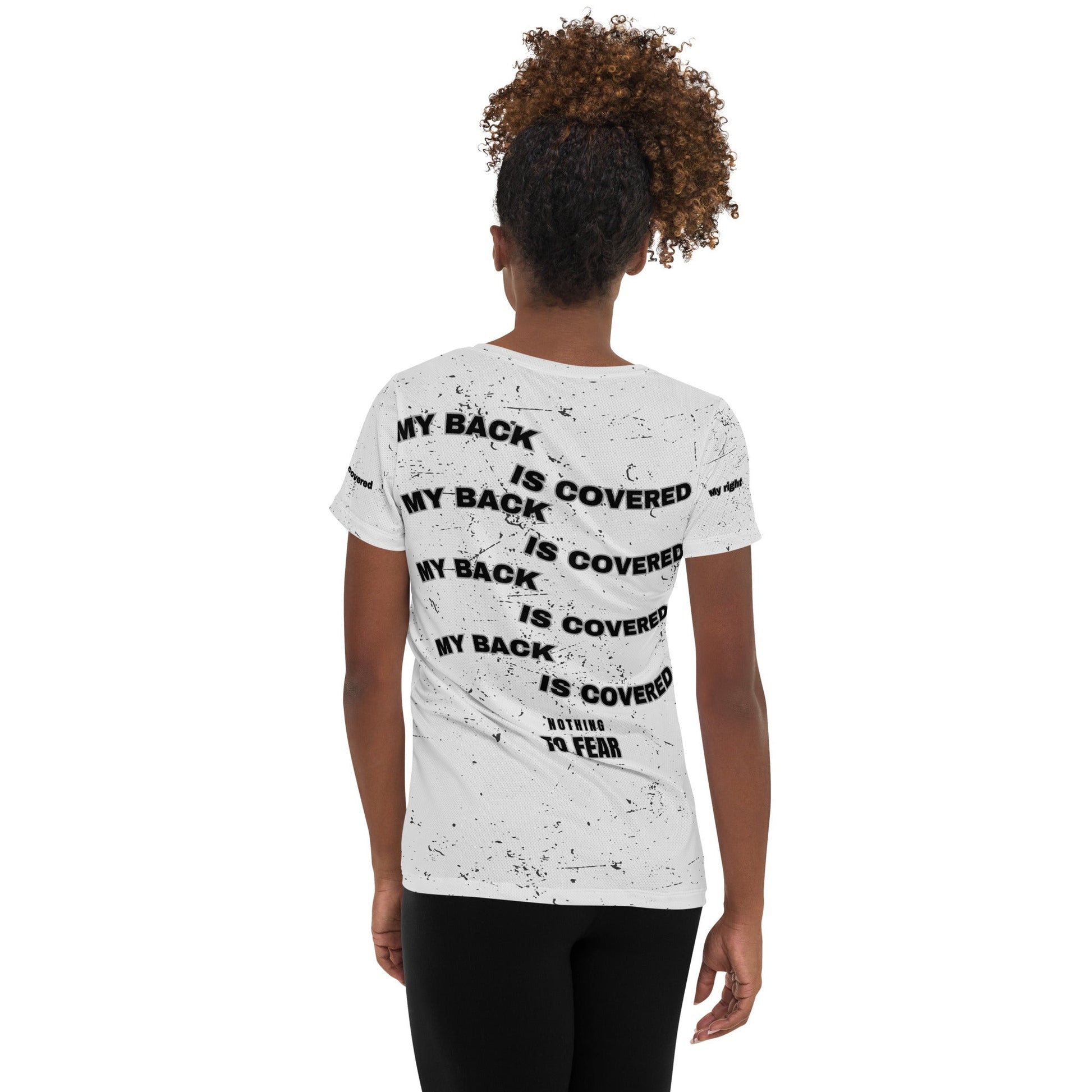 ISAIAH 54:17 - All-Over Print Women's Athletic T-shirt - DJENEZIS ARTWEAR