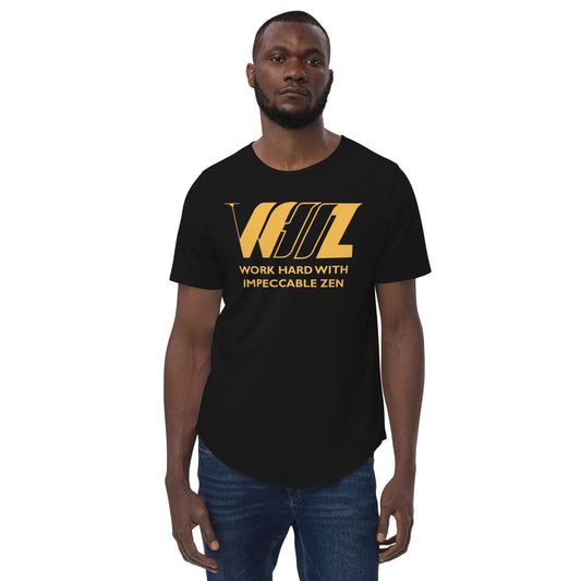 Men's Curved Hem T-Shirt - DJENEZIS ARTWEAR