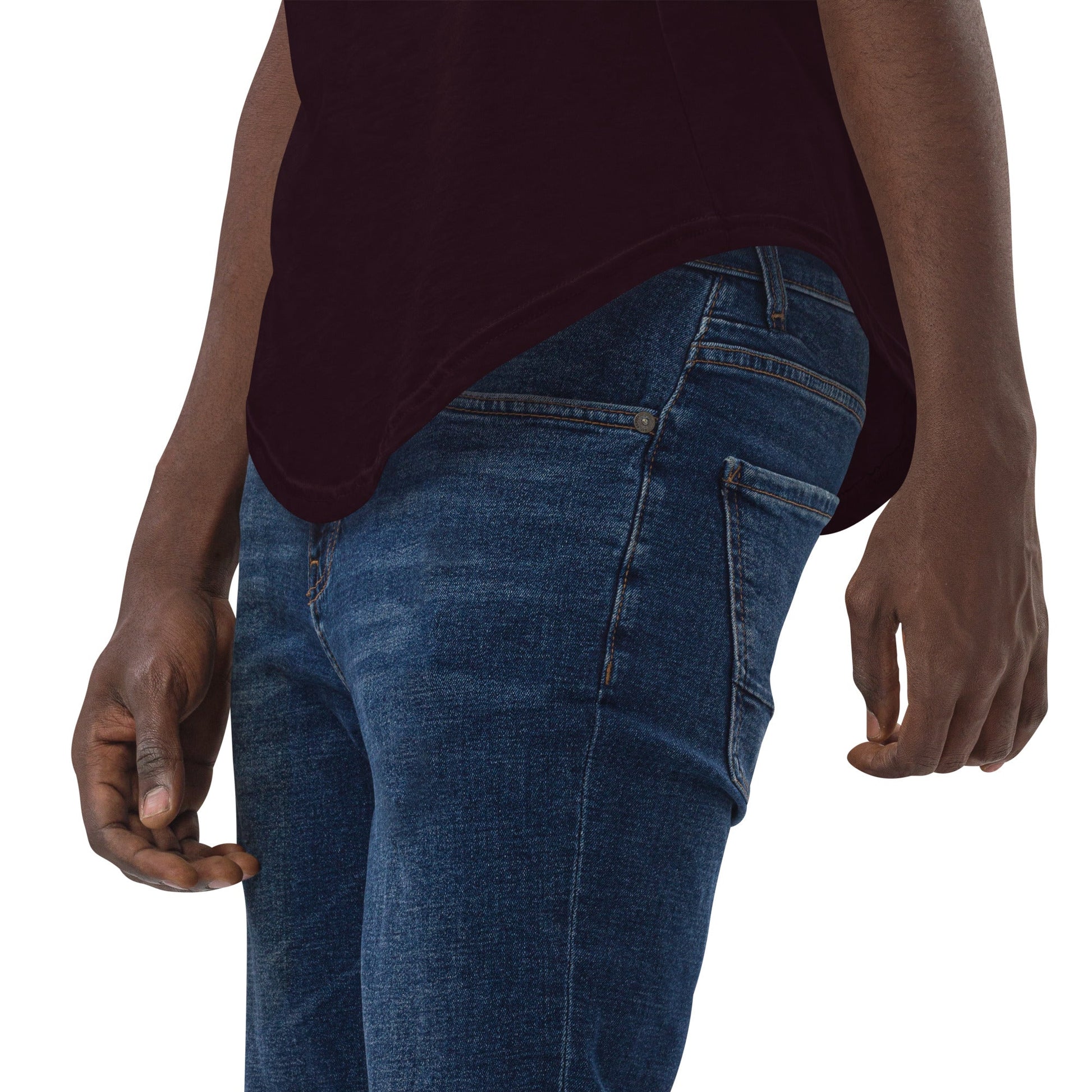 Men's Curved Hem tees-WHIZ - DJENEZIS ARTWEAR