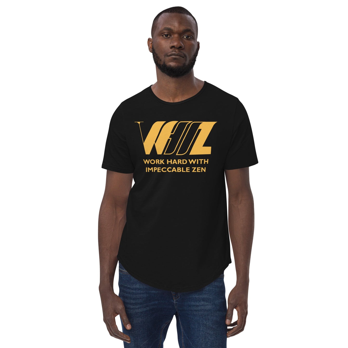 Men's Curved Hem tees-WHIZ - DJENEZIS ARTWEAR