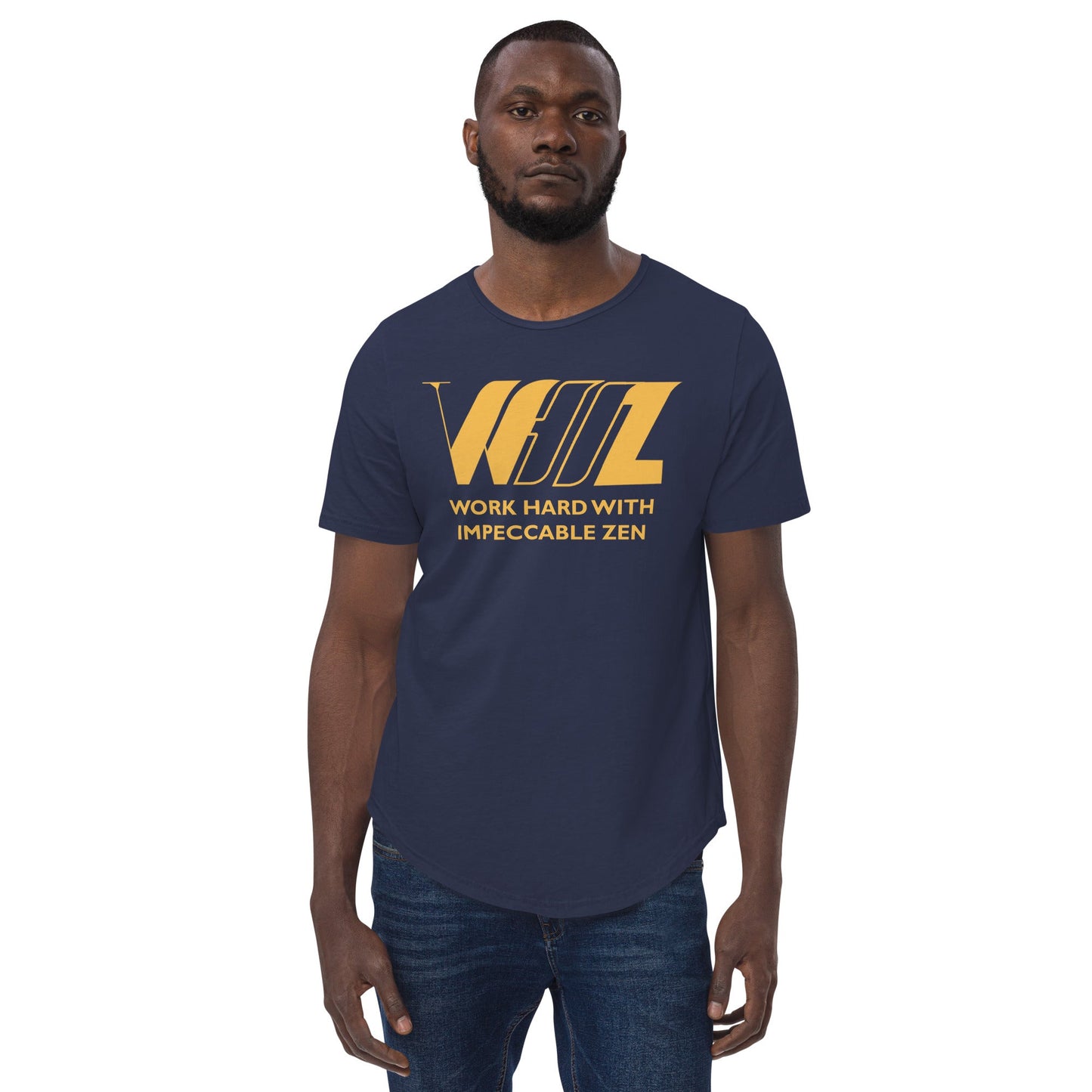 Men's Curved Hem tees-WHIZ - DJENEZIS ARTWEAR