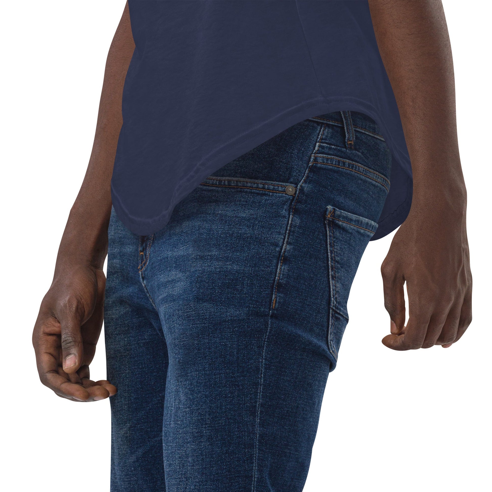 Men's Curved Hem tees-WHIZ - DJENEZIS ARTWEAR