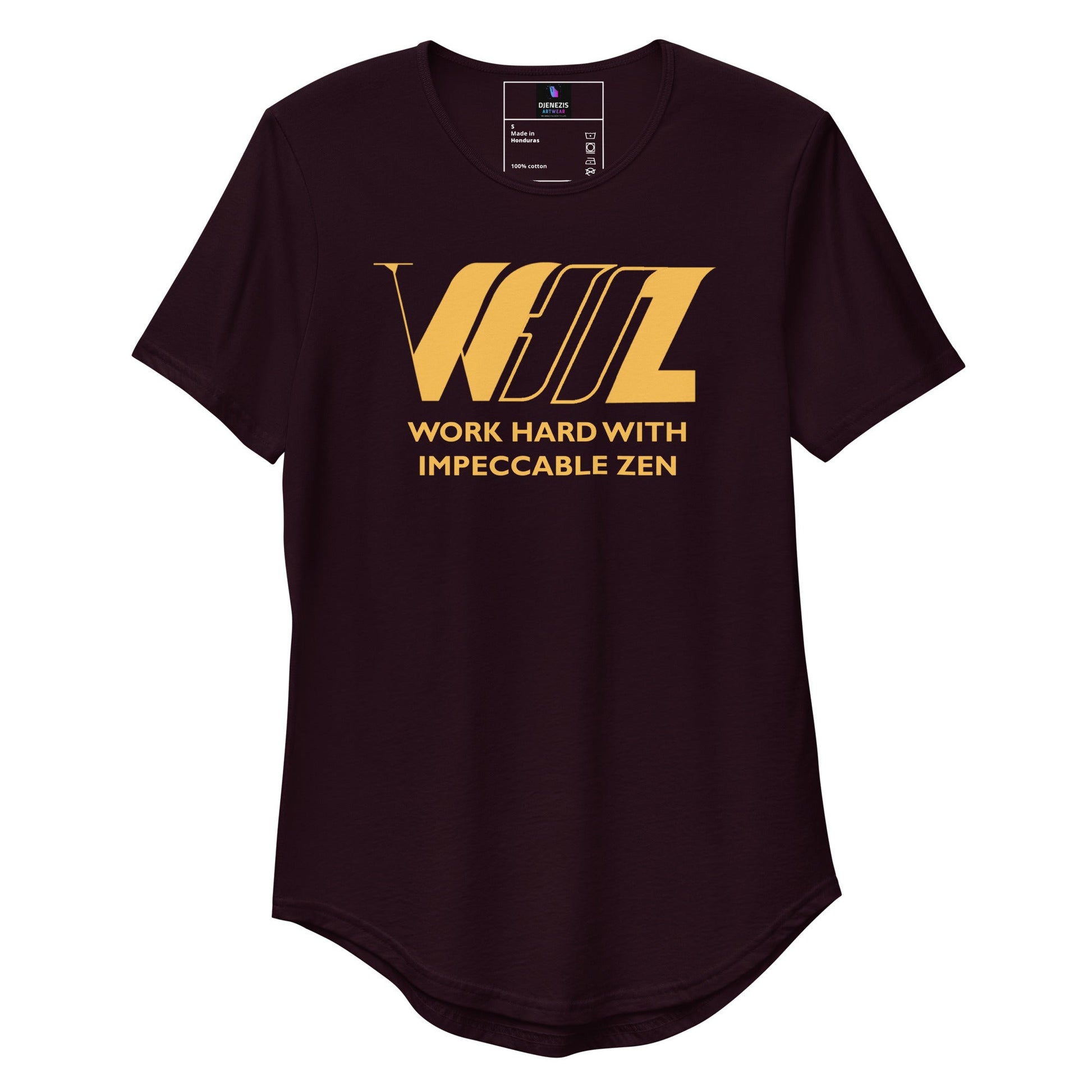 Men's Curved Hem tees-WHIZ - DJENEZIS ARTWEAR