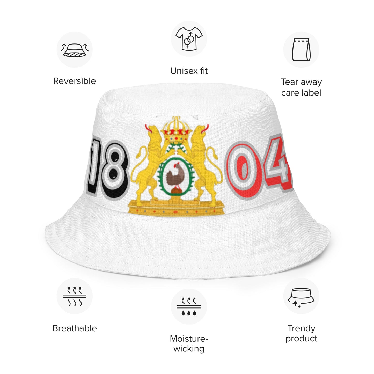 Reversible bucket hat-1804 memoire - DJENEZIS ARTWEAR