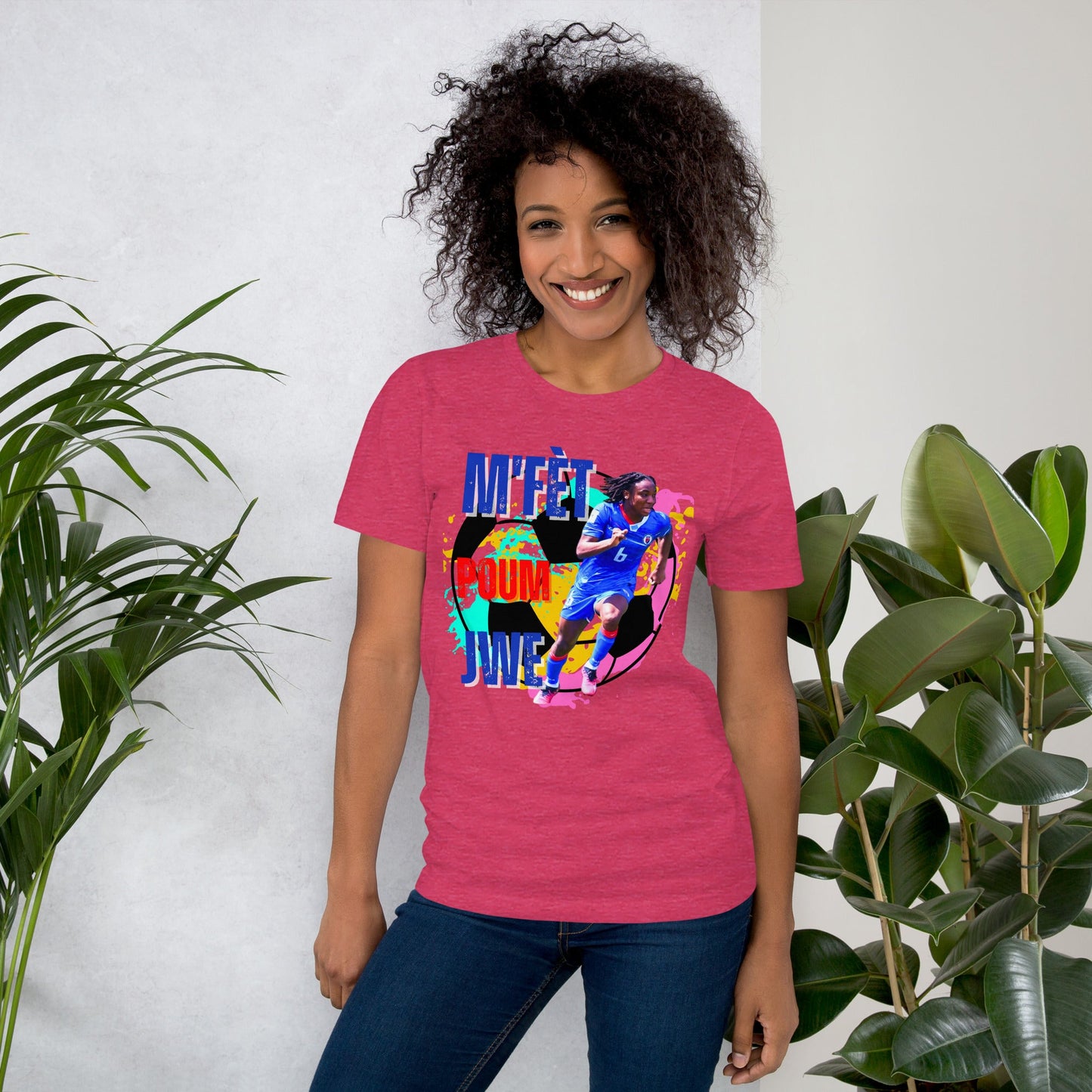 Tees-Melchie-Football Haiti - DJENEZIS ARTWEAR