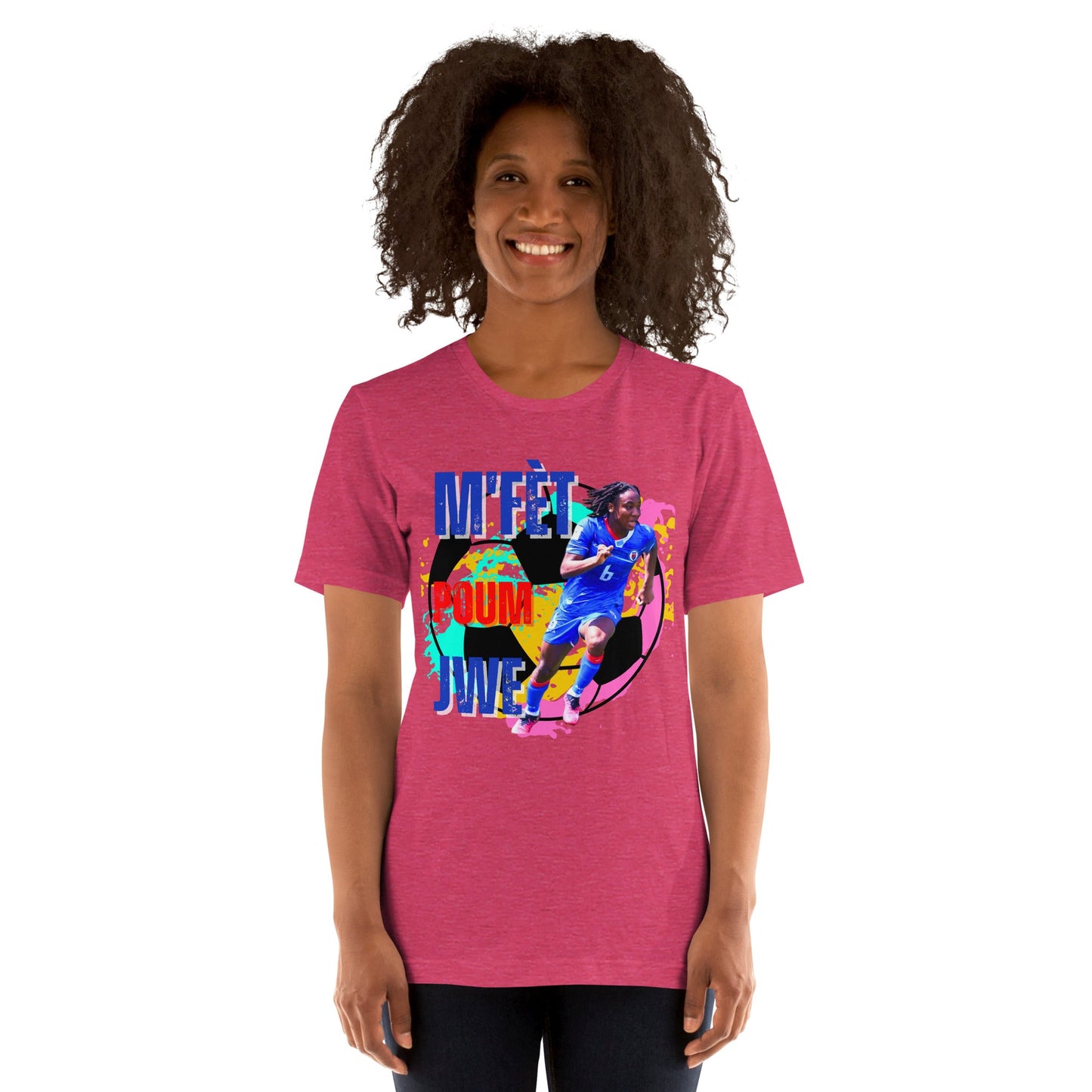 Tees-Melchie-Football Haiti - DJENEZIS ARTWEAR