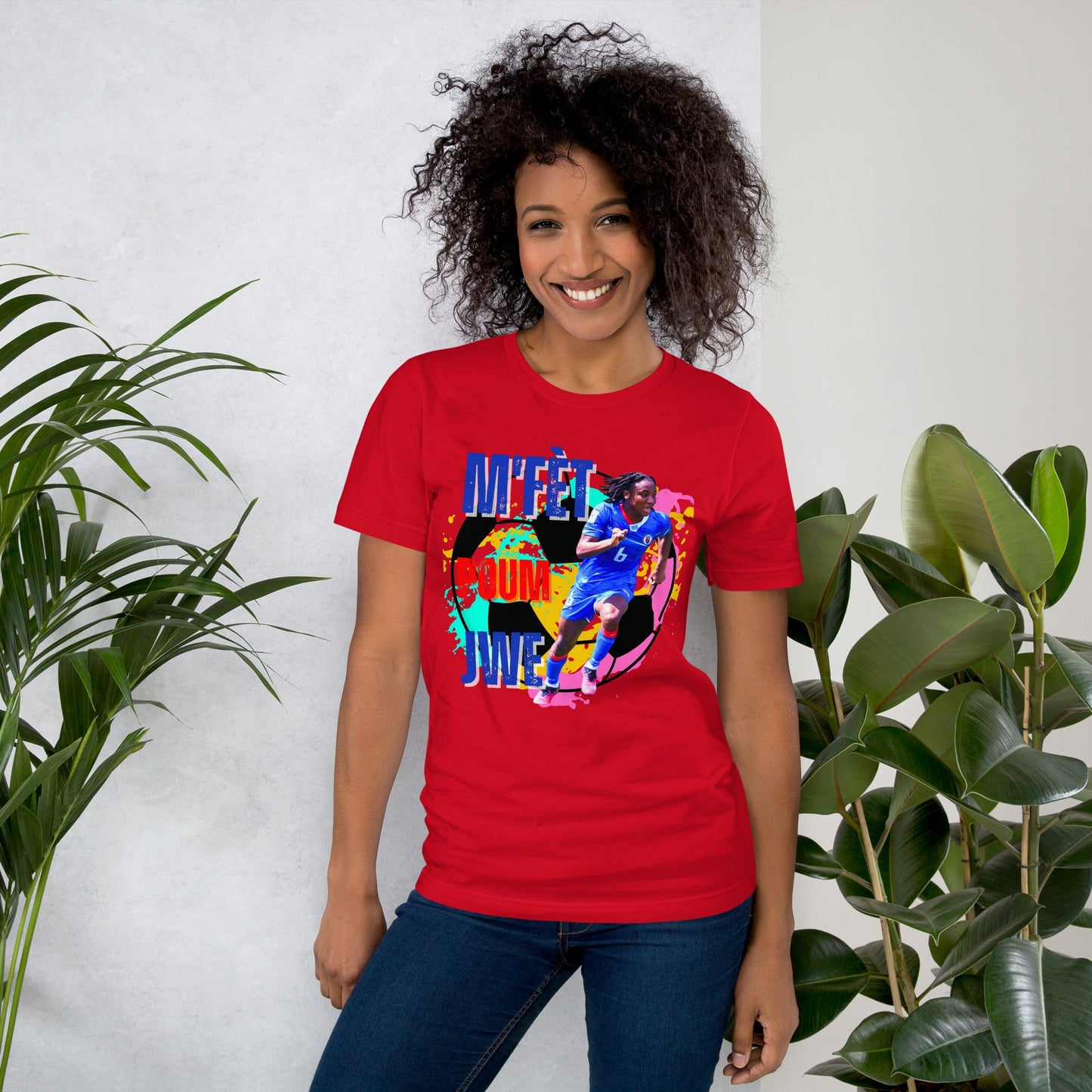 Tees-Melchie-Football Haiti - DJENEZIS ARTWEAR