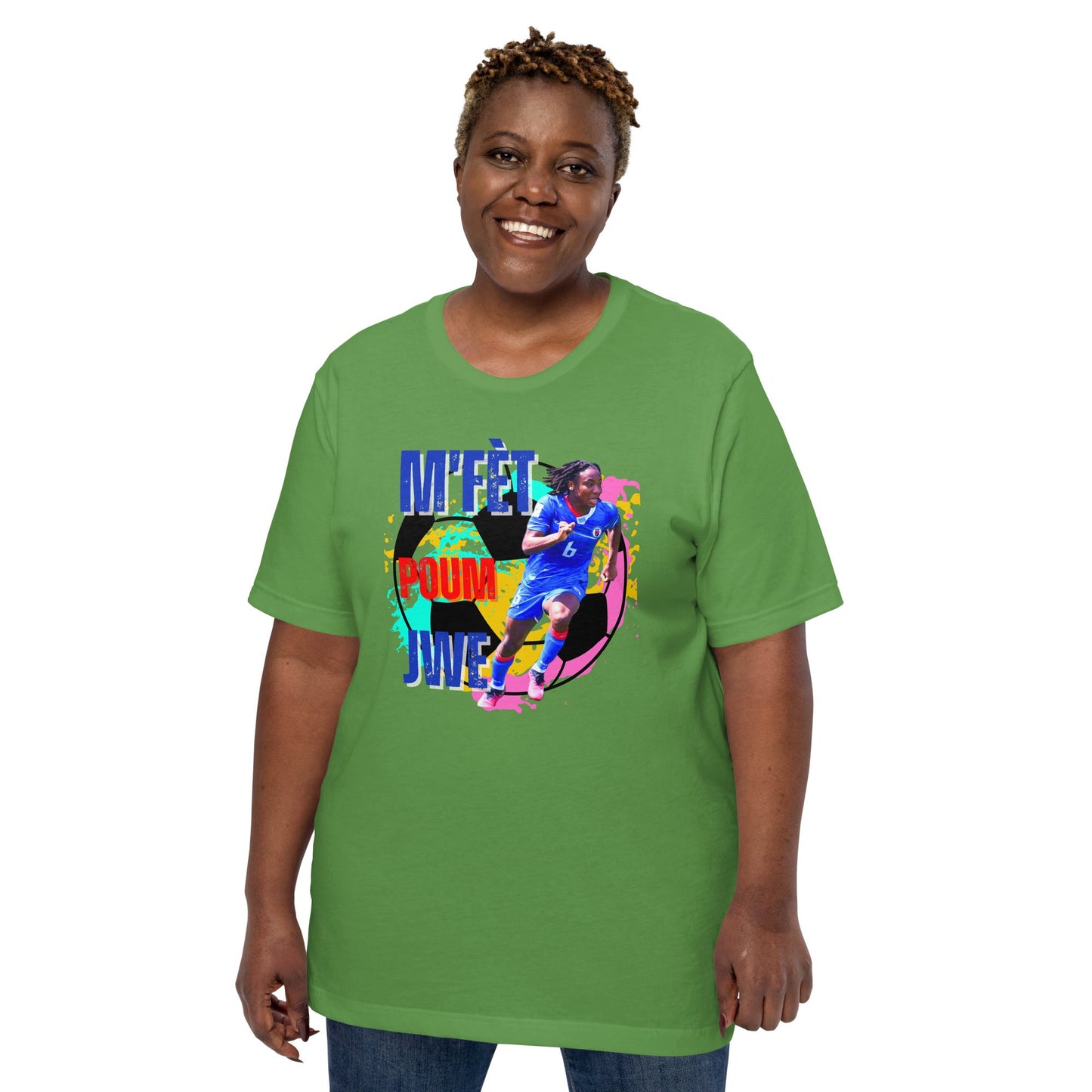 Tees-Melchie-Football Haiti - DJENEZIS ARTWEAR