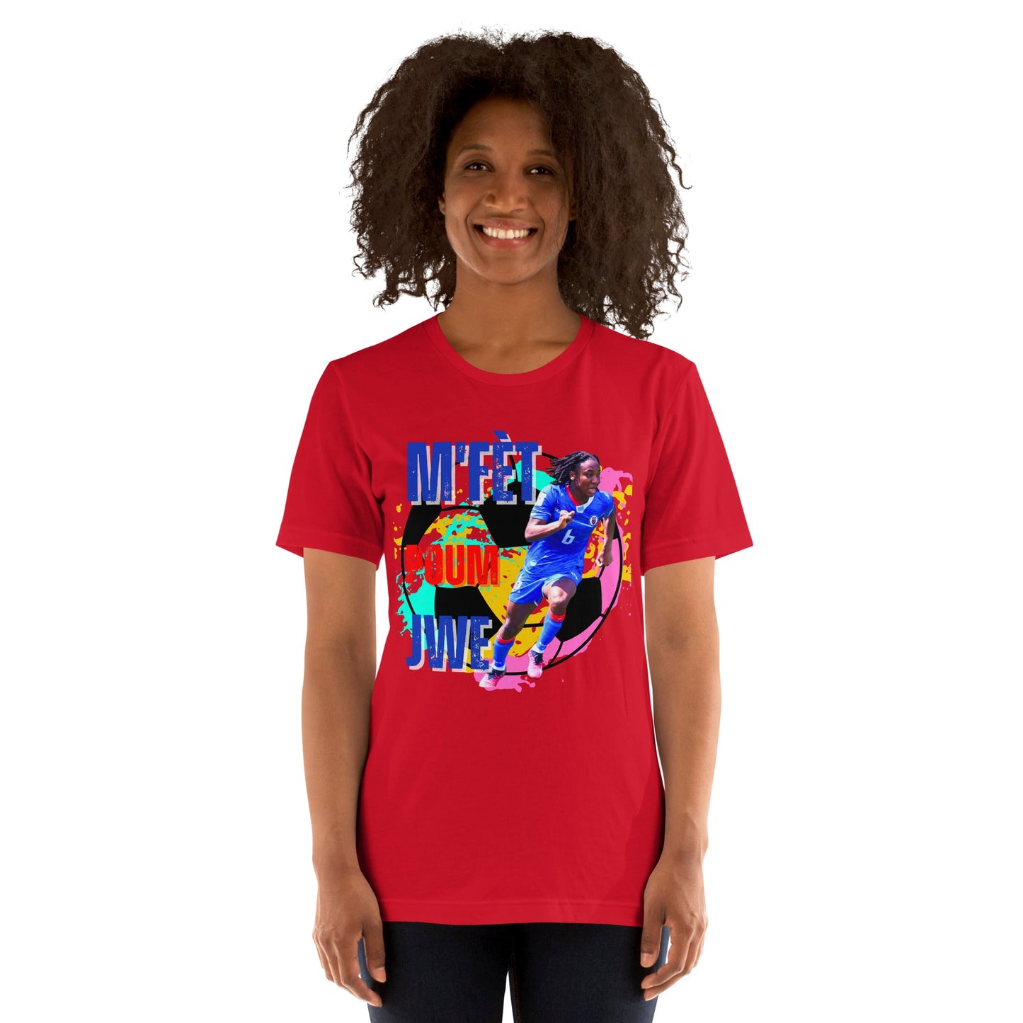 Tees-Melchie-Football Haiti - DJENEZIS ARTWEAR