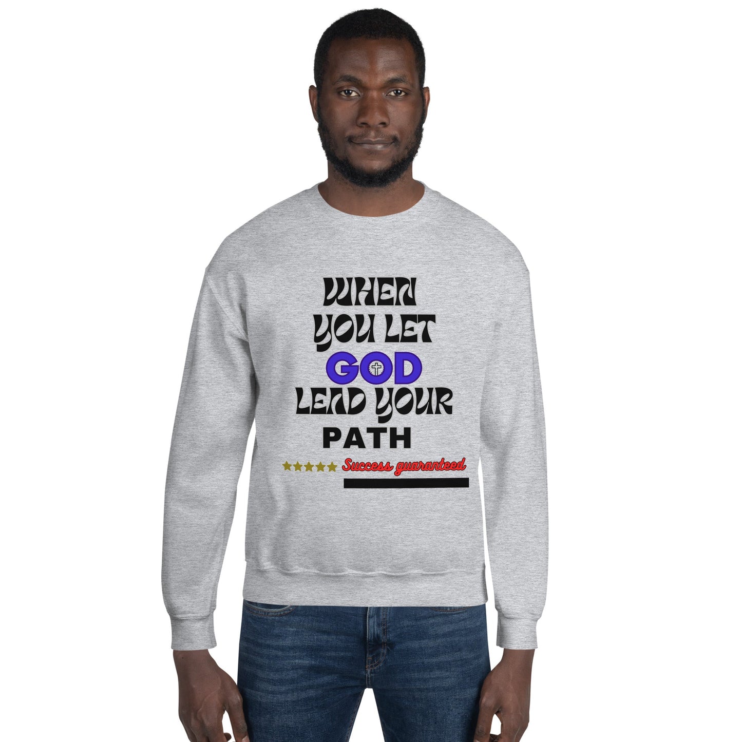 Unisex Sweatshirt-Let God leads - DJENEZIS ARTWEAR